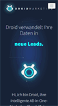 Mobile Screenshot of droidmarketing.com
